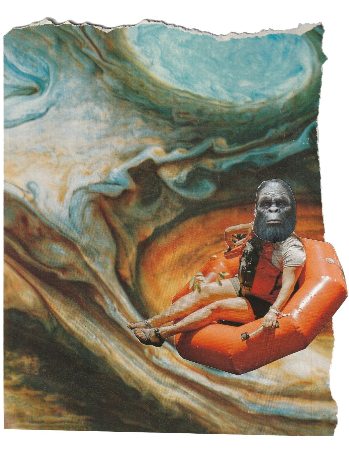 Adrift- Postcard (Matte Large 7.1x5.5in)