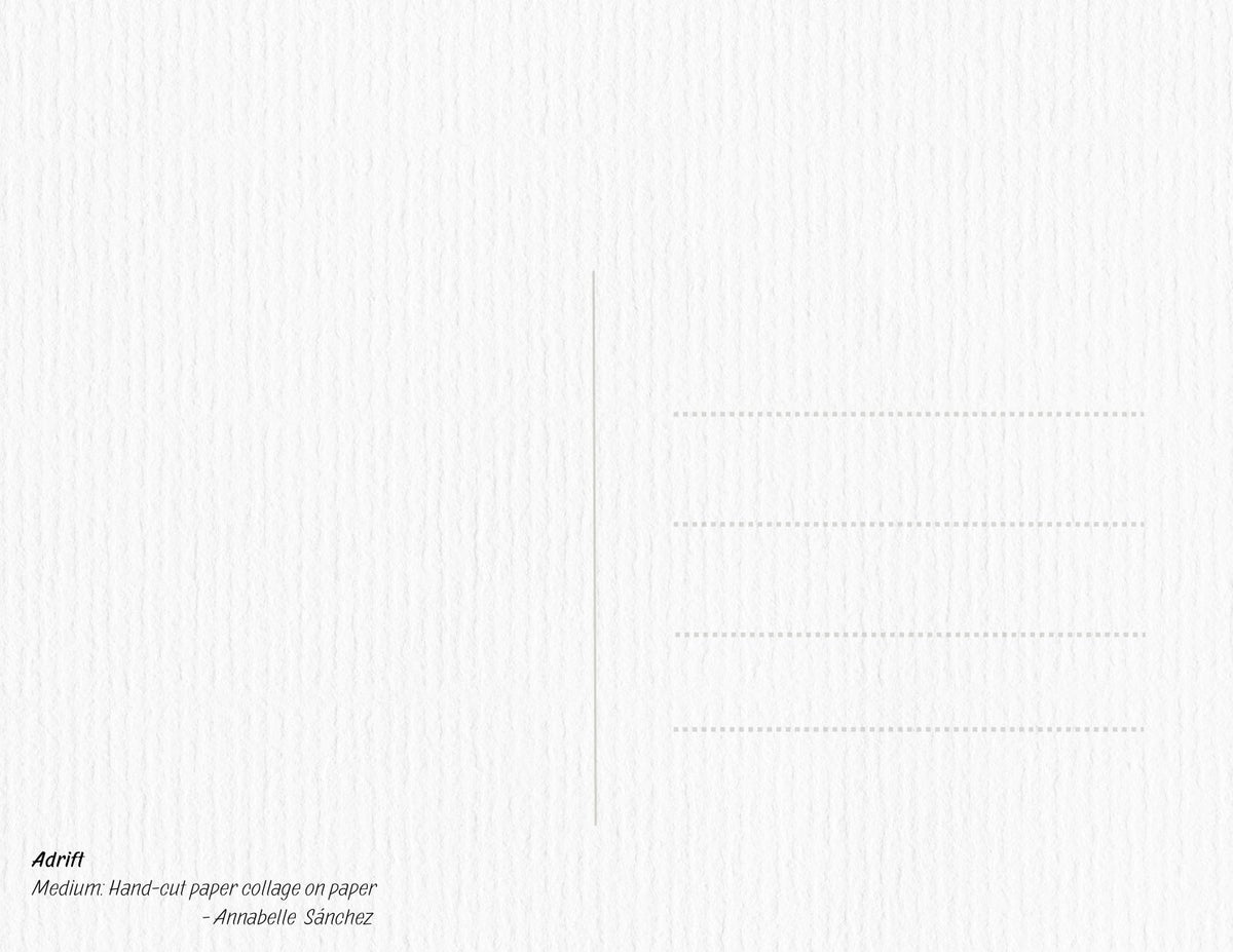 Adrift- Postcard (Matte Large 7.1x5.5in)
