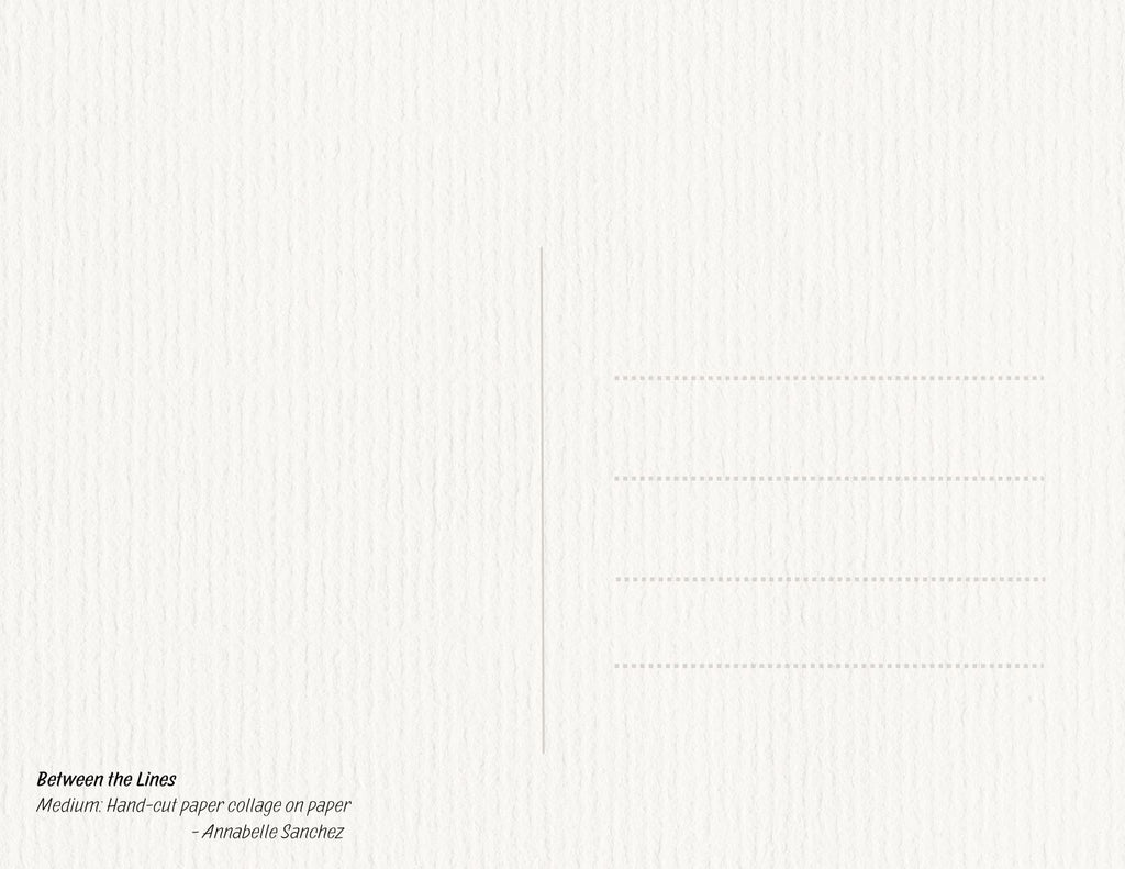 Between The Lines- Postcard (Glossy Small 5.5x4.25in)