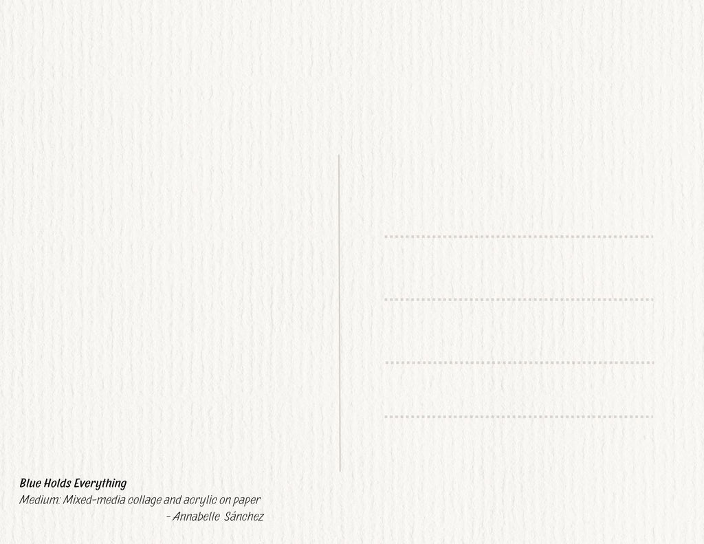 Blue Holds Everything- Postcard (Glossy Small 5.5x4.25in)