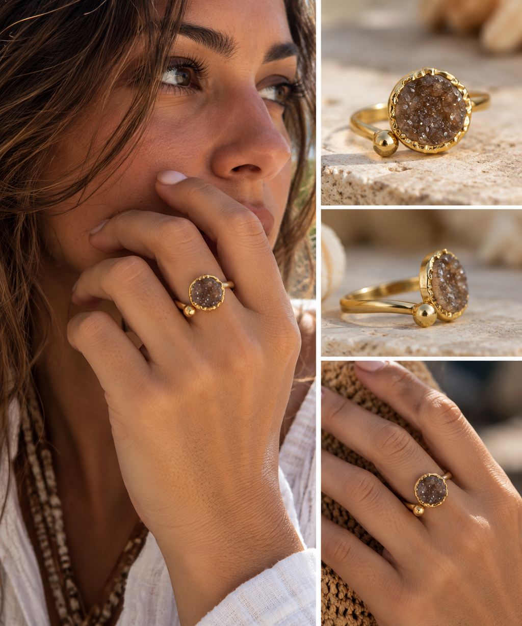 Moonlit Orbit Ring