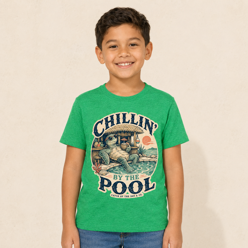 Chillin’ by the Pool Youth Tri-Blend Tee