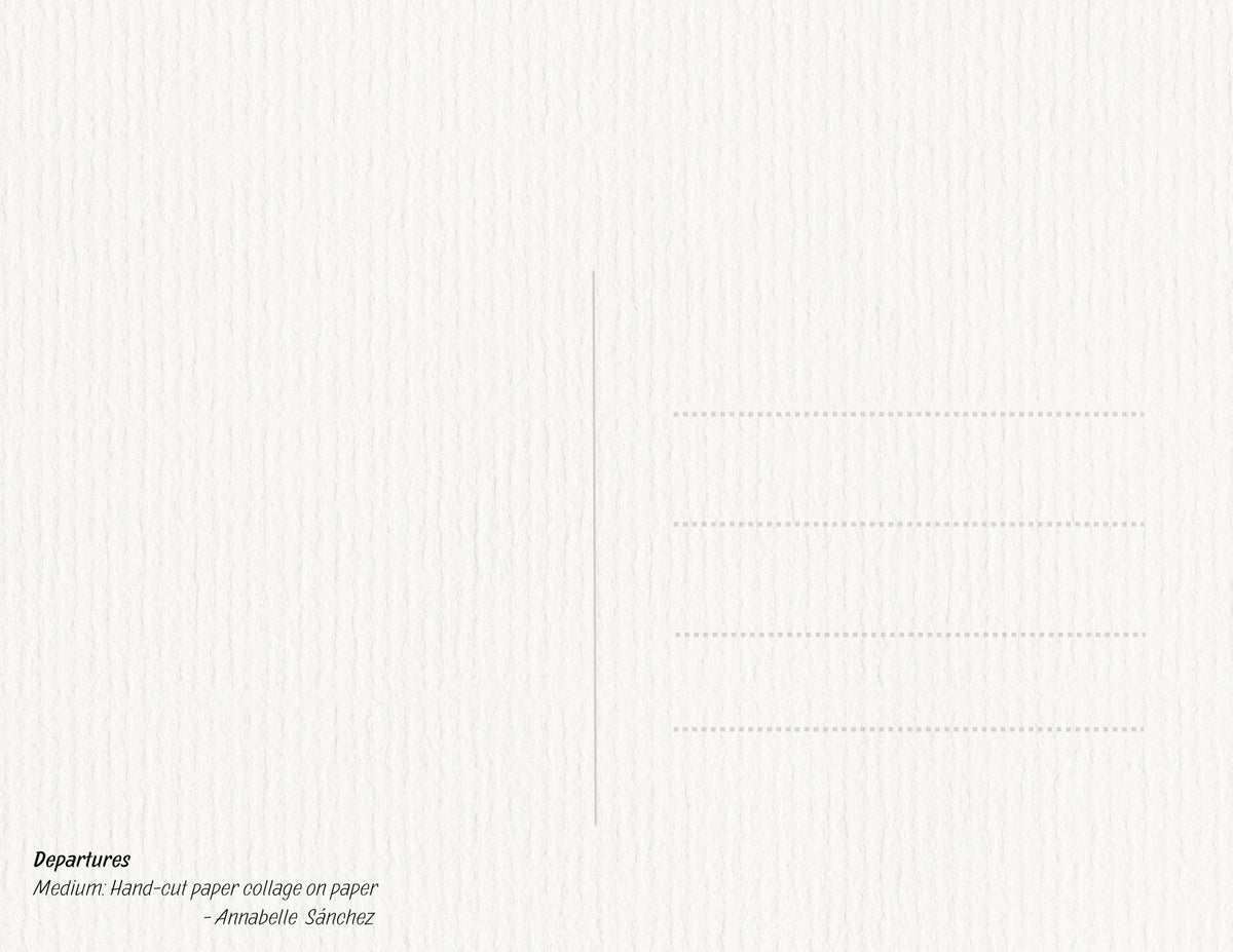 Departures- Postcard (Matte Large 7.1x5.5in)