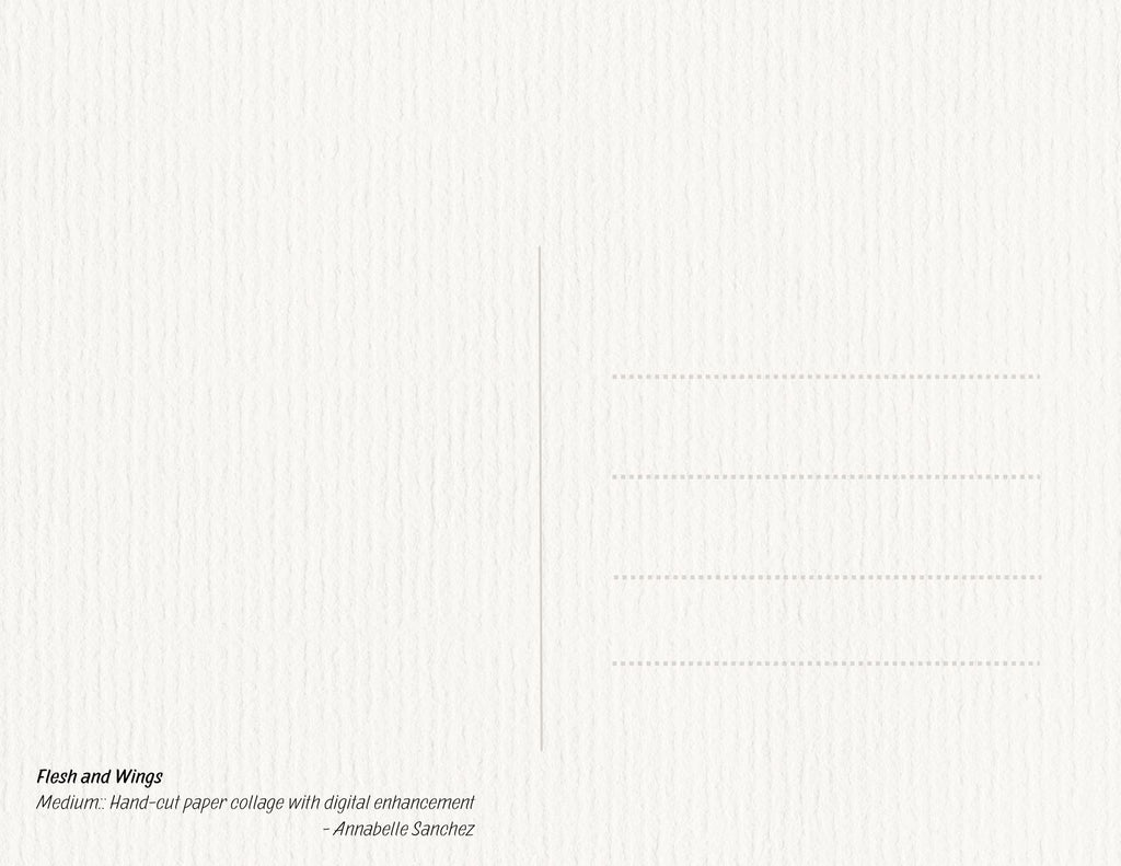 Flesh and Wings- Postcard (Glossy Small 5.5x4.25in)