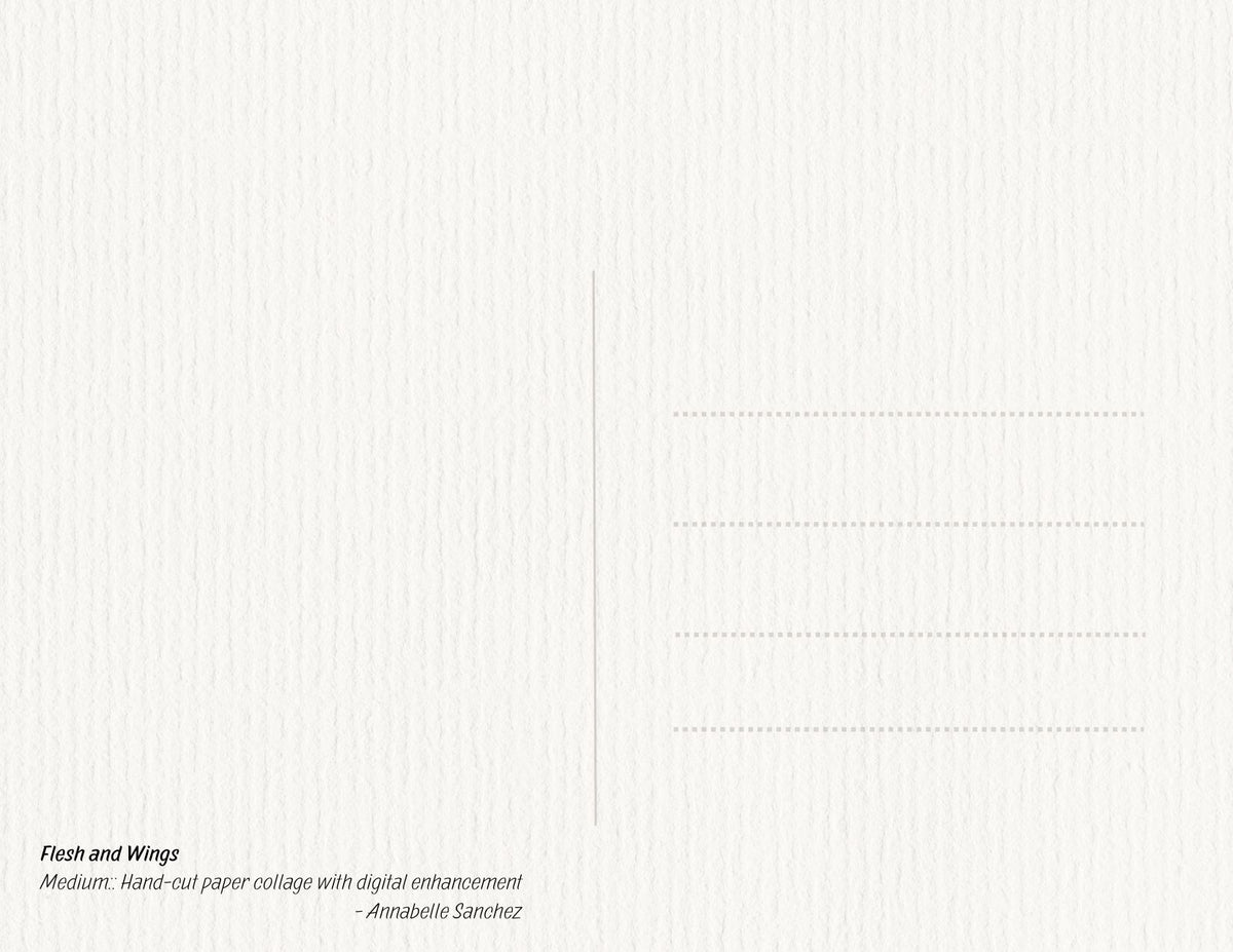 Flesh and Wings- Postcard (Glossy Small 5.5x4.25in)
