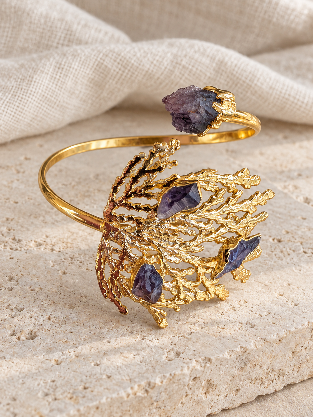 Amethyst Reef Cuff