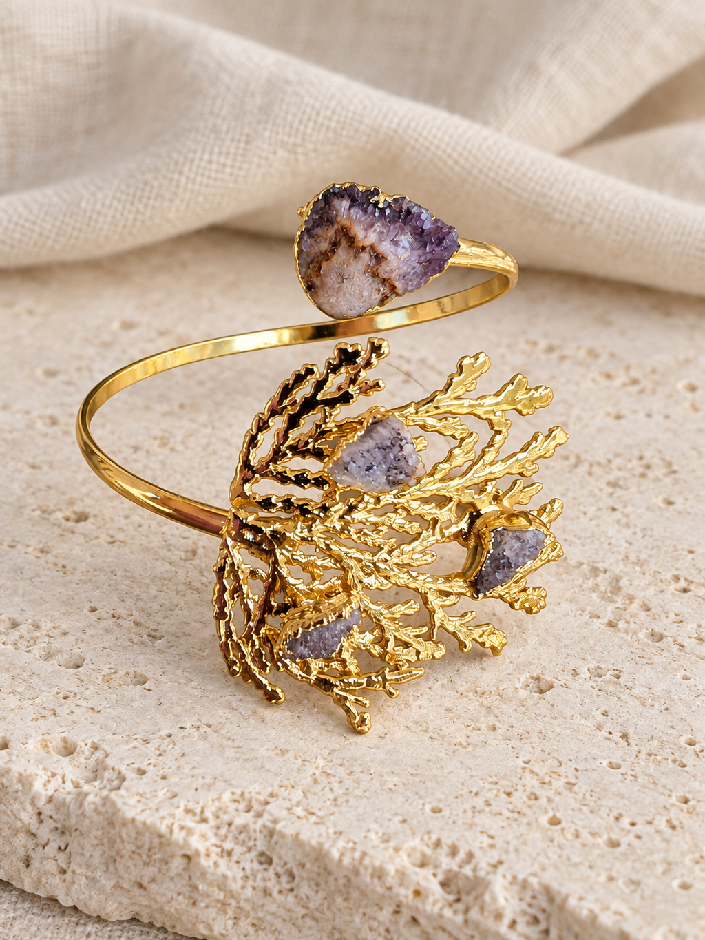 Amethyst Reef Cuff