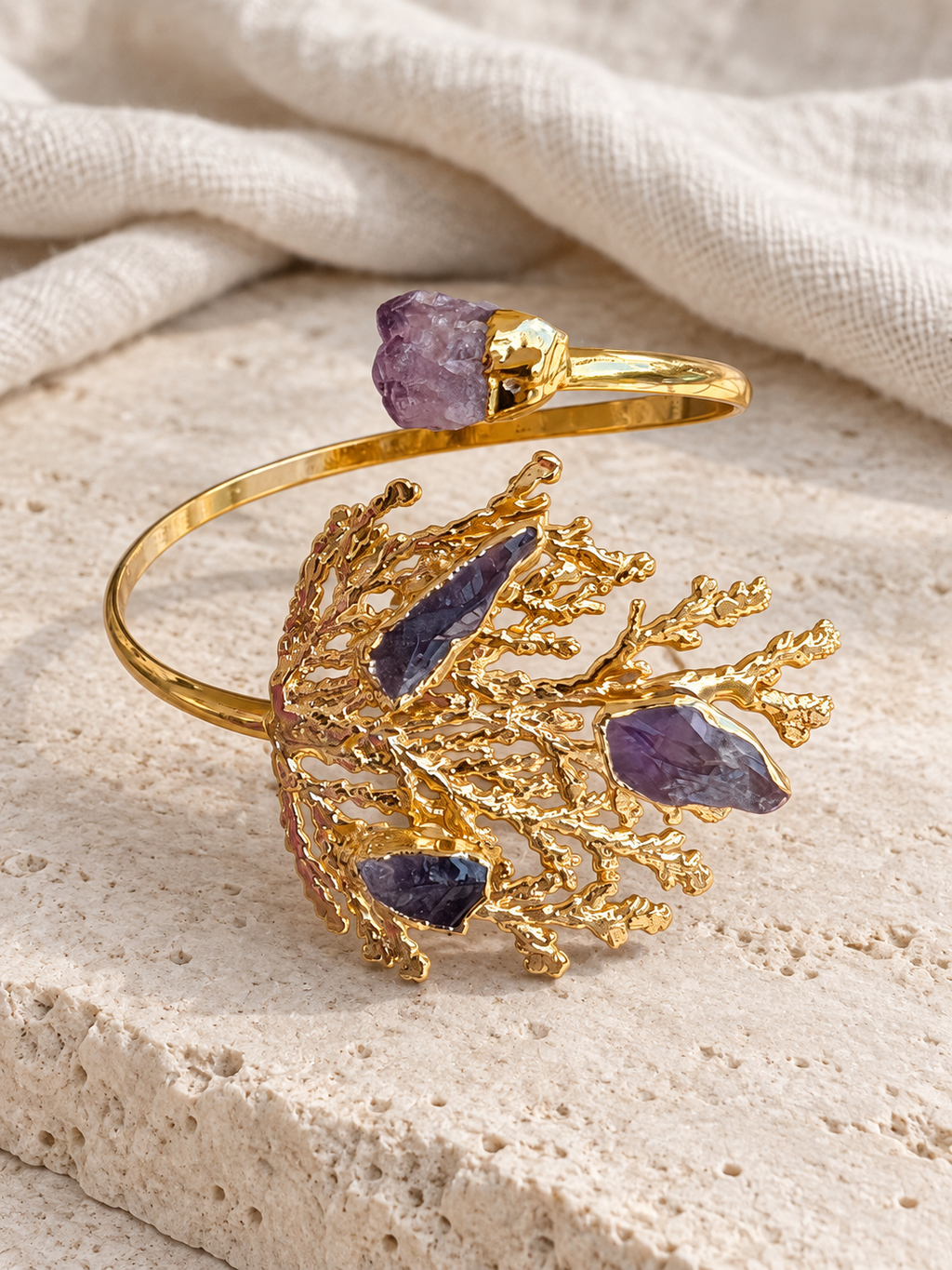 Amethyst Reef Cuff
