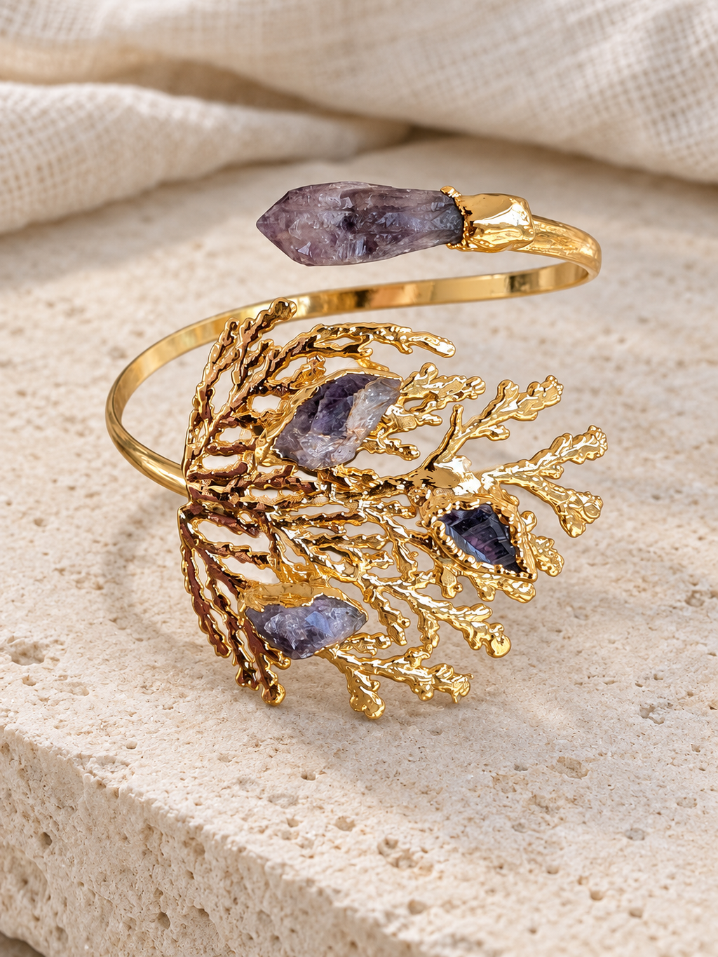 Amethyst Reef Cuff
