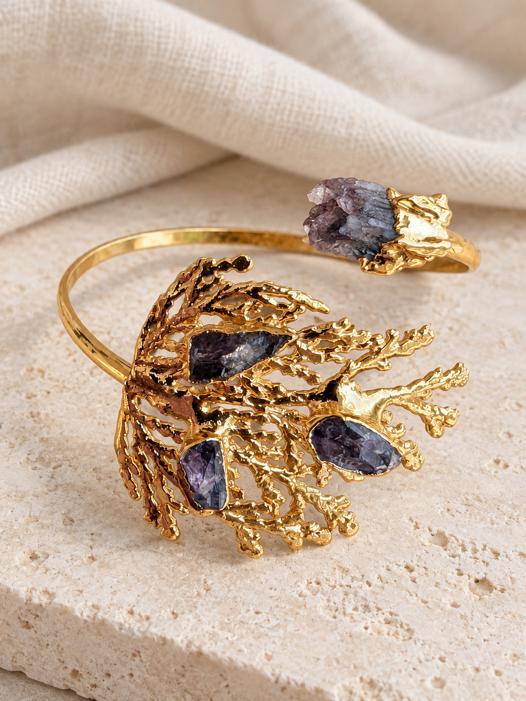 Amethyst Reef Cuff