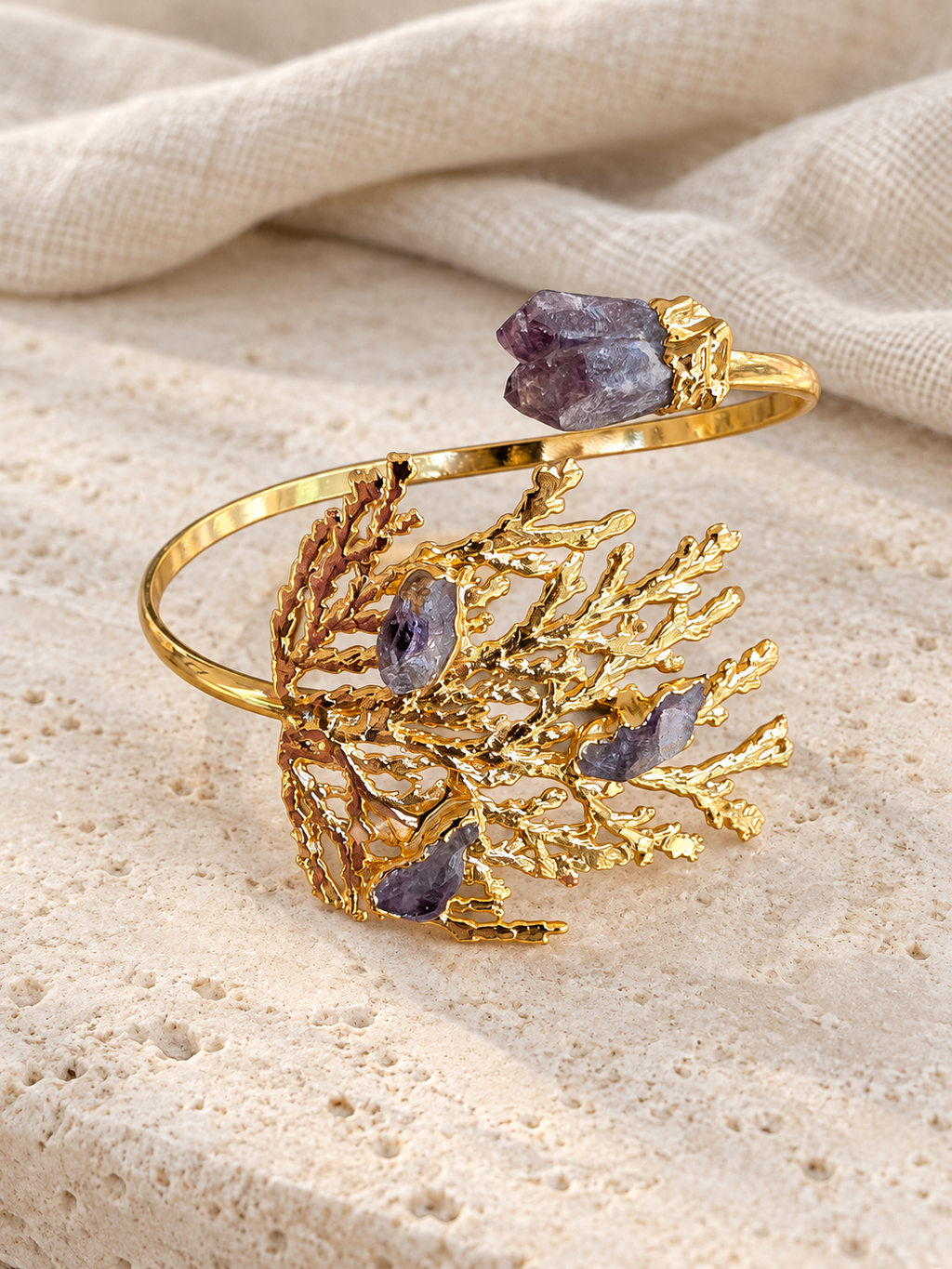 Amethyst Reef Cuff