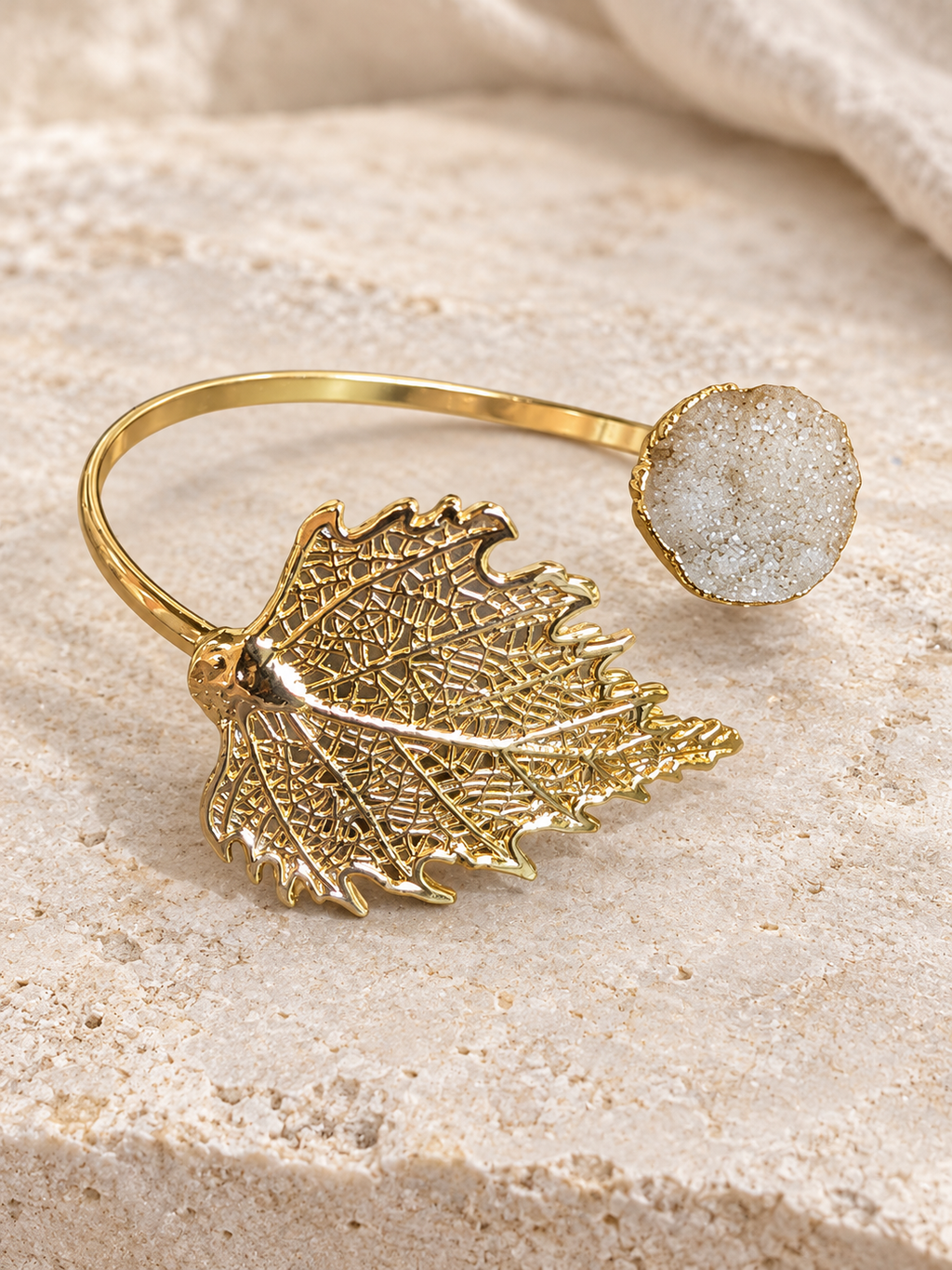 The Gilded Leaf Cuff
