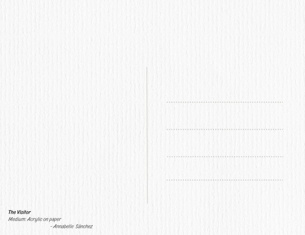 The Visitor- Postcard (Matte Large 7.1x5.5in)