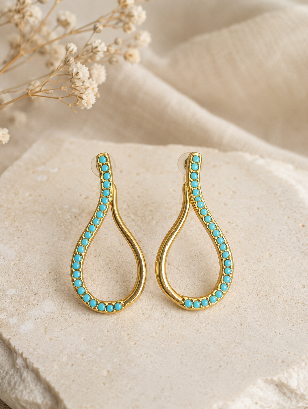 Marina Turquoise Teardrop Earrings